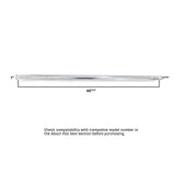 Skywalker Trampolines Lower Enclosure Straight Tube, Pack of 2, Metal color, Part #4201, PK0005 Skywalker Trampolines