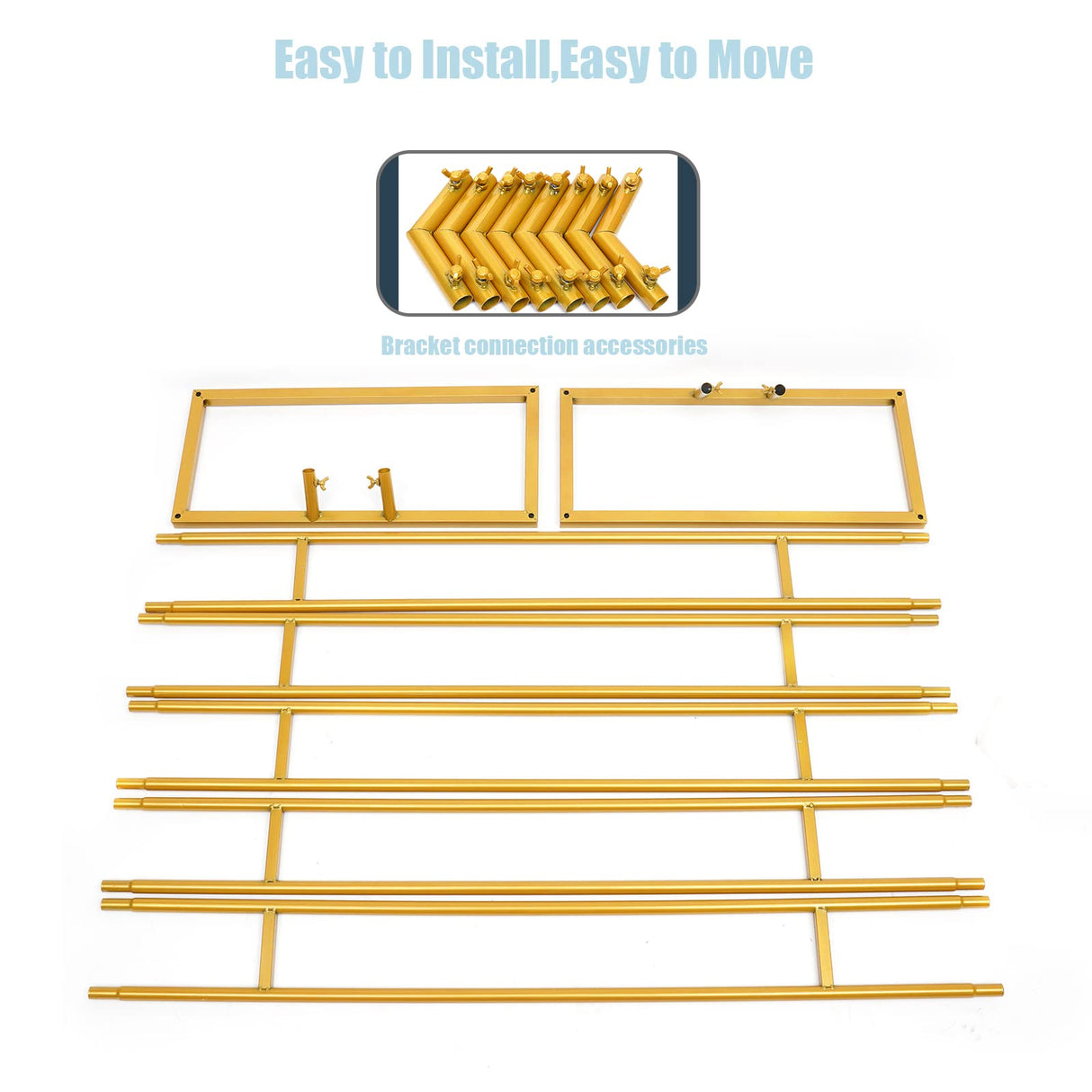 8.2FT Wedding Arch,Hexagon Backdrop Stand for for Ceremony,Iron Arch Wedding Arbor, Backdrop Stand Metal Arch Stand for Party,Wedding Backdrop Stand for Wedding Birthday Party Gdrasuya10