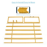 8.2FT Wedding Arch,Hexagon Backdrop Stand for for Ceremony,Iron Arch Wedding Arbor, Backdrop Stand Metal Arch Stand for Party,Wedding Backdrop Stand for Wedding Birthday Party Gdrasuya10