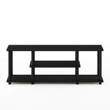 Furinno Turn-N-Tube No Tools 3D 3-Tier Entertainment TV Stand up to 50 inch TV, Round Tubes, Walnut Furinno