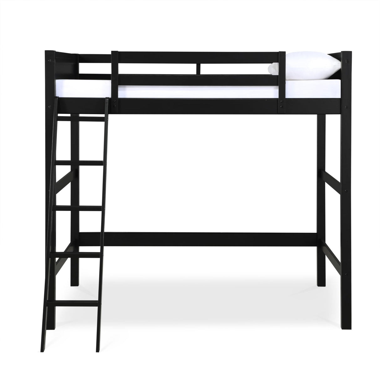 DHP Denver Full Size Loft, Black bed DHP