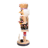 Kurt Adler 16-Inch Wooden Gingerbread Christmas Nutcracker (Color May Vary),Brown/Beige Kurt S. Adler