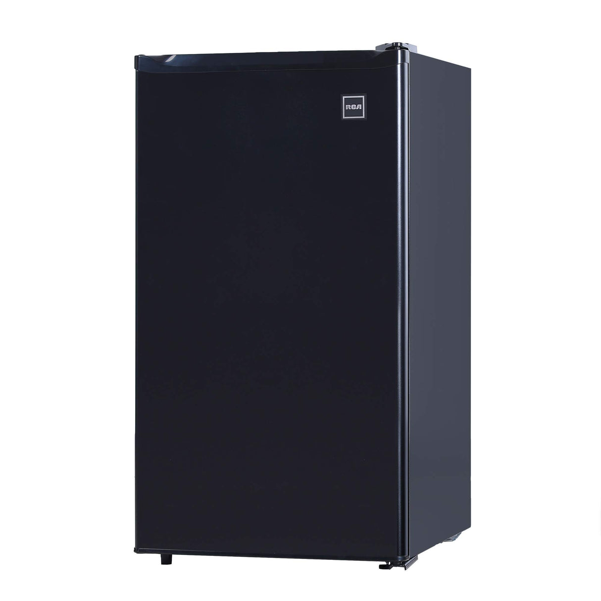 RCA RFR321-B-Black-COM RFR321 Single Mini Refrigerator-Freezer Compartment-Adjustable Thermostat Control-Reversible Doors-Ideal for Dorm, Office, RV, Garage, Apartment-Black Cubic Feet, 3.2 CU.FT RCA