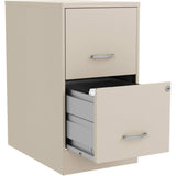Lorell LYS SOHO File/File 2-Drawer File Cabinet, Stone Lorell