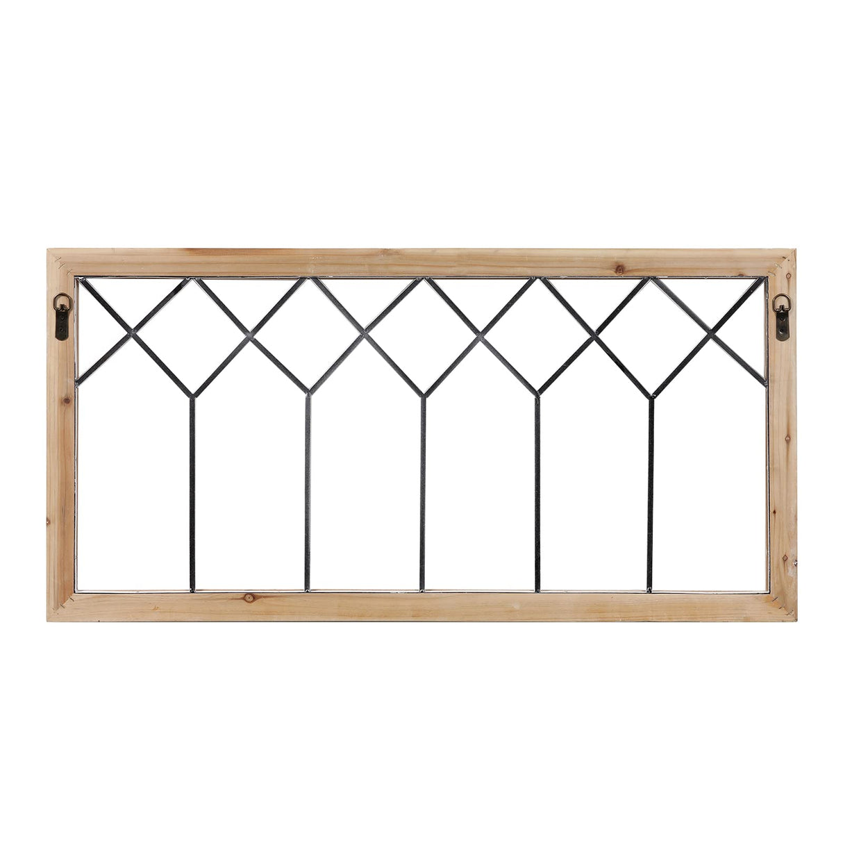 Sintosin Rustic Wood Window Frames for Wall Decor 40 x 20 inches, Hanging Distressed White Farmhouse Window Frame Wall Decor, Decorative Window Frame Decor for House Living Room Bedroom Christmas Sintosin