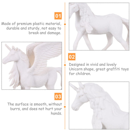 Toddmomy Paint Your Unicorn DIY Painting Kit - Decorate and Draw 3D Toys for Kids - Art and Craft Set Toddmomy