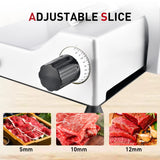 Meat Slicer,10" Premium Steel Blade Home and for Commercial Meat Slicer Stainless Steel Semi-Auto bread slicer, Cheese Food Electric Deli Slicer. TUDALLK