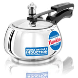 Hawkins 2 Litre Contura Pressure Cooker, Stainless Steel Inner Lid Cooker, Handi Cooker, Induction Cooker, Small Cooker, Silver (SSC20) HAWKINS