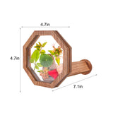 vidonio 2PCS Natural DIY Kaleidoscope Kit, New Wooden Magic Rotating Kaleidoscope Making Set for Nature Lovers, Best Gift, Outdoor Classic Handmade Education Toys for Kids vidonio