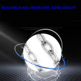 1 PCS Heavy Duty Stainless Steel Chain 550LB Capacity for Punching Bags Hanging Chair Hammocks Swing Trapeze Yoga (20, 4MM) MIKMAYTOO