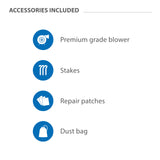 XJUMP Purplish Castle Commercial Grade Premium Marble Color Lightweight Bounce House Water Slide Detachable Pool for Kids and Adults with Blower Basketball Hoop Wet Dry Combo Outdoor Indoor XJUMP