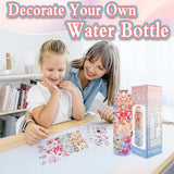 SythorYang Decorate Your Own Water Bottle Kits for Girls Gifts for Girls Age 4-6-8-10 Girl Water Bottle with Gem Stickers Arts and Crafts for Girles 7 8 9 10 Year Old Girl Birthday Christmas Gifts SythorYang