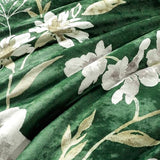 Sunshine Nicole Reversible Comforter Set, Printed Distressed Velvet Front and Sold Distressed Velvet Reverse, 3 Pieces Dark Green King, with Soft Polyester Fill Sunshine Nicole