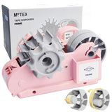 MoTEX Heat Tape Dispenser Sublimation – 1” & 3” Core Multiple Roll Pre-Cut Heat Tape Dispenser, Heat Resistant Sublimation for Heat Press & Mug Press Machine (Light Pink, Tapes not Included) Motex