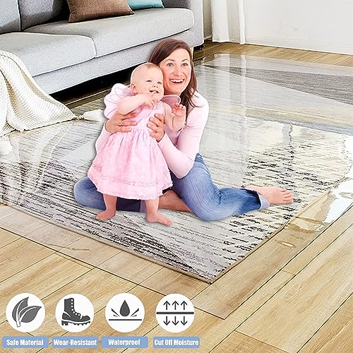 Office Chair Mat for Hardwood Floor, Carpet/Table Protector Pad, Cuttable Runner Rug(140x400cm/4.6x13ft) CSNBDMBBSH