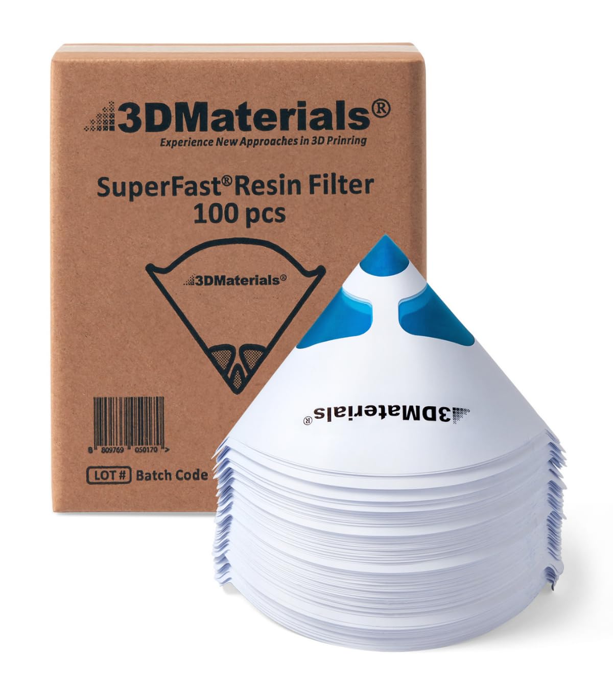 SuperFilter 100 pcs, Disposable Filter, 3D Printer Resin and Paint Strainer, Made in Korea by 3DMaterials - WoodArtSupply