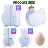 LET’S Resin 3pcs Animal Resin Molds, Large 3D Chicken & Duck Resin Molds Silicone, Flexible Effortless Demoldable Epoxy Molds for Resin Casting, Soap, Candle, Flowers Preservation, Chicken Decor LET'S RESIN