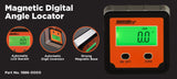 Johnson Level & Tool 1886-0000 Magnetic Digital Angle Locator w/ 2 Buttons, Orange, 1 Locator Johnson