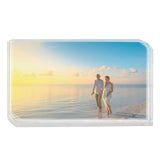 Ismosm Sublimation Blanks Crystal Tabletop Decor Decorative Signs Plaques Custom Photo Frame DIY Picture Frame (Blank - Rectangle) Ismosm