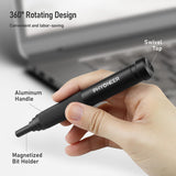 Precision Screwdriver Sets, PHYONEER 146 in 1 Tool Kit with Alloy Mini Screwdriver, 120 Magnetic Bits, 24 Types of Accessories, Repair Tool Kit for Electronics,PC,Computer,Cell Phone,Laptop,Xbox,PS5 PHYONEER