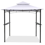 SCOCANOPY Heavy Duty Grill Replacement Canopy BBQ Gazebo Top Fit for Aldi Gardenline Belavi Shoprite Grill Gazebo,for Model Number: 43472,812576,822694,31937-17,21581,White SCOCANOPY