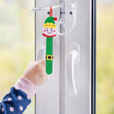 Winlyn 24 Sets Christmas Craft Kits Popsicle Stick Christmas Ornaments Winter Crafts DIY Craft Stick Santa Snowman Elf Reindeer Ornaments Art Sets for Kids Holiday Classroom Activities Party Favors Winlyn