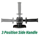 Metabo HPT Angle Grinder | 4-1/2-Inch | 12 Amp | AC Brushless Motor | Variable Speed | 3-Position Side Handle | G12VE2 Metabo HPT