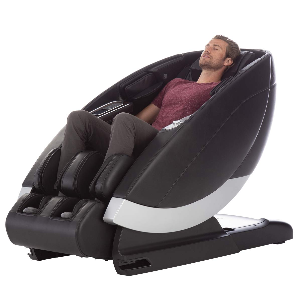 Human Touch Super Novo Zero Gravity Massage Chair - Virtual Therapist w/ Alexa, Cloud Touch Acupressure - 3D & 4D Full Body Massage, Stretch & Deep Tissue for Recovery - 38 Wellness Programs, Black Human Touch