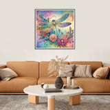 Acudotr Diamond Painting Kits for Adults Dragonfly, 5D Special Shape Diamond Art Kits for Beginners, Crystal Rhinestones Diamond Painting for Home Wall Decoration, 12×12 Inch Acudotr