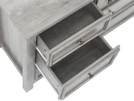 LGHM Dressers for Bedroom with 9 Drawers, 9 Drawer Dresser with Textured Borders, 58" W Chest of Drawers Closet Organizers and Storage Clothes - 6" Deep Drawer for Bedroom, Living Room,Gray LGHM