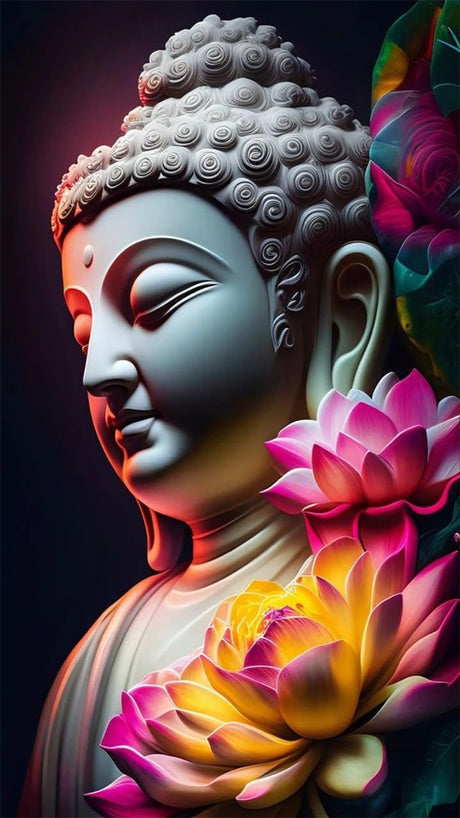 ZHUMUTO Large 5D Diamond Art Painting Kits for Adults,15.7x27.5inch Religious Buddha B DIY Full Round Drill Diamond Dots Large Size,Big Gem Art and Crafts for Home Wall Decor Gifts ZHUMUTO