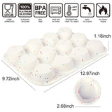 SHEbaking Silicone Muffin Pan Regular 12 Cups Muffin Tin for Muffin and Cupcakes Non-stick Bakeware Durable Baking Mold Cupcake Molds BPA Free SHEbaking