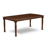 East West Furniture DODA9-MAH-32 9 Piece Dining Table Set Contains a Rectangle Kitchen Table with Butterfly Leaf and 8 Padded Chairs, 42x78 Inch, Mahogany East West Furniture