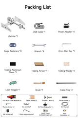 Aufero Laser 1 Laser Engraver, 5W Long Focus Diode Laser Engraver, Laser Wood Cutter and Engraver Machine, 7.1x7.inch Engraving Area, Beginner-Friendly Laser Engraving Machine Aufero