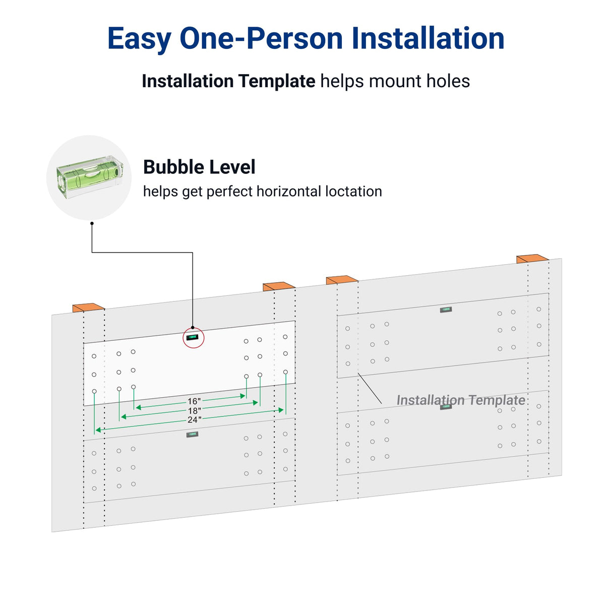 FLEXIMOUNTS 2-Pack 2x6ft Garage Shelving with Hooks 24-inch-by-72-inch Wall Shelf Garage Storage Racks Floating Shelves, Black FLEXIMOUNTS