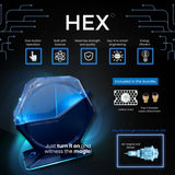 THETA°NanoHex° Filament Dryer Box for 3D Printer Filament. Auto Filament Storage Dehydrator for PLA PETG ABS Nylon PA Carbon Fiber Filament 1.75 2.85 3.00mm THETA°