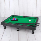 Mini Pool Table Tabletop Desktop Billiards Snooker Game with 2 Sticks, 11 Balls Home Office Desk Stress Relief Games Power Ling CC