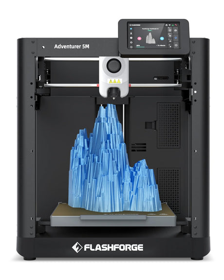 FLASHFORGE 3D Printer AD5M, CoreXY 600mm/s High-Speed Printer with 1-Click Auto Leveling, High-Temp Direct Drive Extruder, 3s Quick-Swap Nozzle, 220×220×220mm Build Volume FLASHFORGE