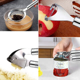 Kitchen Utensils Set- 35 PCs Cooking Utensils with Grater,Tongs, Spoon Spatula &Turner Made of Heat Resistant Food Grade Silicone and Wooden Handles Kitchen Gadgets Tools Set for Nonstick Cookware BESTZMWK