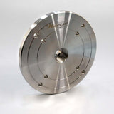 Hurricane Turning Tools, 6" Steel Faceplate For Wood Lathe, 1" x 8 TPI Hurricane Turning Tools