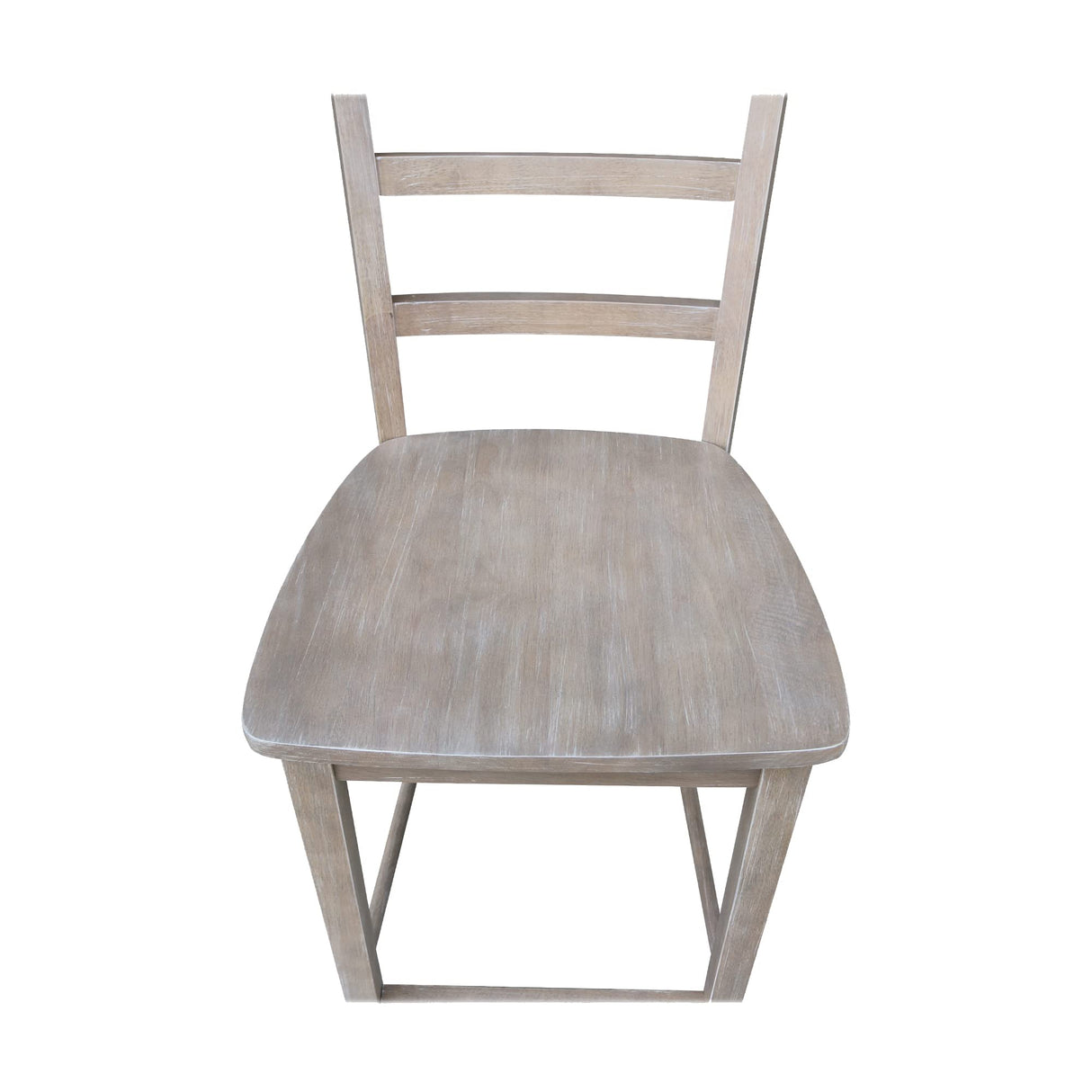 International Concepts Madrid Counterheight Stool, Washed Gray Taupe, 24" Seat Height IC International Concepts