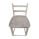 International Concepts Madrid Counterheight Stool, Washed Gray Taupe, 24" Seat Height IC International Concepts