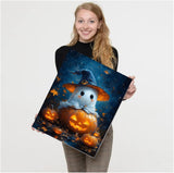 VIGEGU 6 Pack Ghost Paint by Numbers Kit for Adults,Halloween Paint by Number DIY Adult Paint by Number Kits Acrylic Oil Painting for Wall Decor 9.5x12in VIGEGU