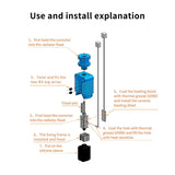Upgrade Ceramic Heating Core CHC Hotend 24V Copper Heater Block Titanium Heatbreak Improved Nozzle Compatible with Voron 2.4 Ender 3 V2 Pro CR10 Ender 5 Pro/Plus Ender 6 3D Printer POLISI3D