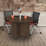 Regency Legacy 3.5 ft Round Conference Table- Neo Walnut Regency Seating