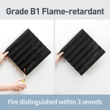 Sound Proof Foam Panels - 12 x 12 x 2 Inches 36 Pack Wedges Acoustic Foam Panels Sound Proofing Padding for Walls and Ceiling High Density Foam Studio Foam (Black) GUERRI