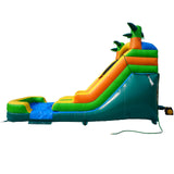 Hapcap Inflatable Commercial Water Slide Bounce House with Air Blower for Kids or Adults,Semi Commercial,Park Use,High Slide with Shallow Pool,Backyard Water Play Slide,Outdoor Large 20' x 9.4'x 13’ Hapcap