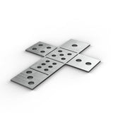 Stainless Steel Welding Practice Kit, 2pcs Cube Dice Welding Coupons Kit For Beginners Practice And Training For MIG TIG STICK ARC, Side Length 2.36 Inch SONNLER