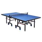 VEVOR Ping Pong Table, Professional Table Tennis Game, Indoor MDF Portable Table Tennis Table, Foldable Ping Pong Table with Quick Clamp Net and Lockable Wheel, 10 Minute Easy Assembly, 25mm Tabletops VEVOR