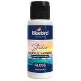 Bluebird Studio Gloss Varnish for Acrylic Painting, 3.4 Fl Oz, Non-Yellowing, Non-Toxic, Anti-Crazing, Basic Varnish for Pro Artists, Hobby Painters & Kids BLUEBIRD